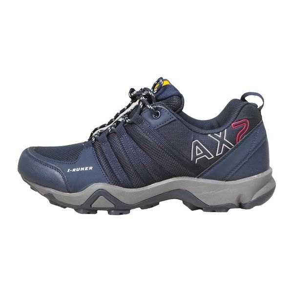 کفش پیاده روی مردانه آی-رانر مدل AX2 رنگ سرمه ای