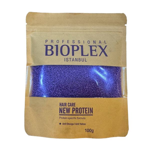 پروتئین تقویت کننده مو بیوپلکس مدل ضد زردی وزن 100 گرم