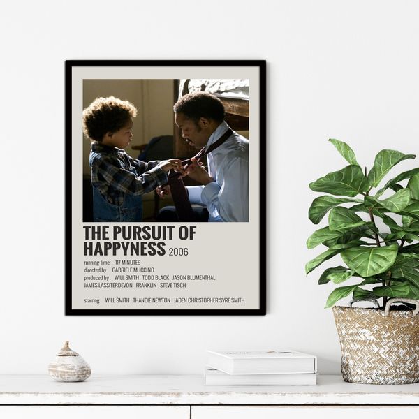 تابلو آتریسا طرح پوستر فیلم The Pursuit of Happyness مدل ATM836