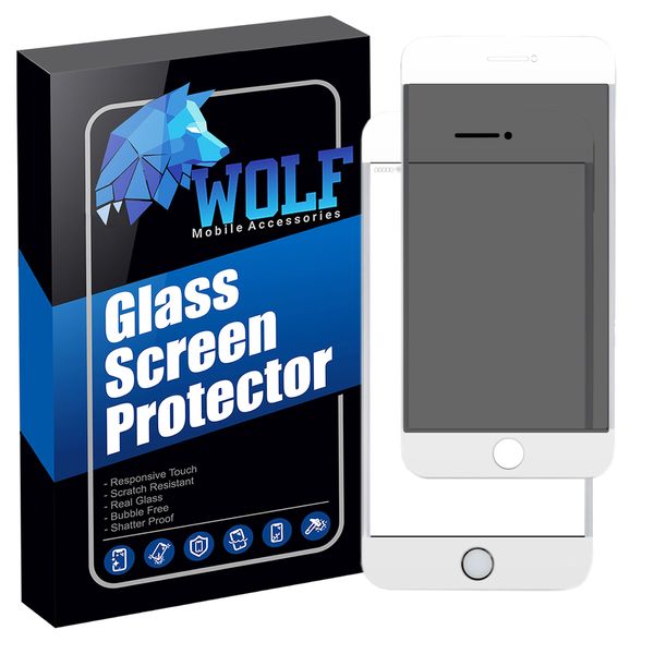 محافظ صفحه نمایش حریم شخصی ولف مدل PRUC-W مناسب برای گوشی موبایل اپل IPHONE 8 