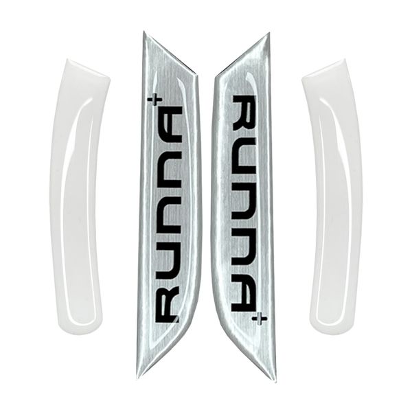محافظ قاب آینه خودرو آرسی زد اسپرت مدل SilverRPlus مناسب برای رانا پلاس مجموعه 4عددی