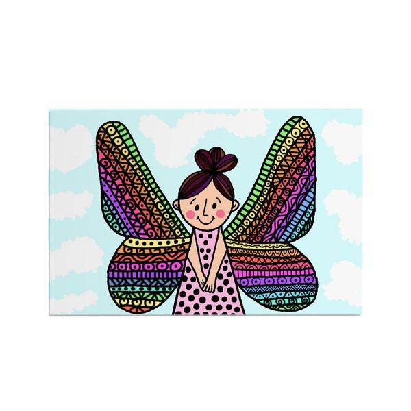 کارت پستال هورجین مدل پروانه