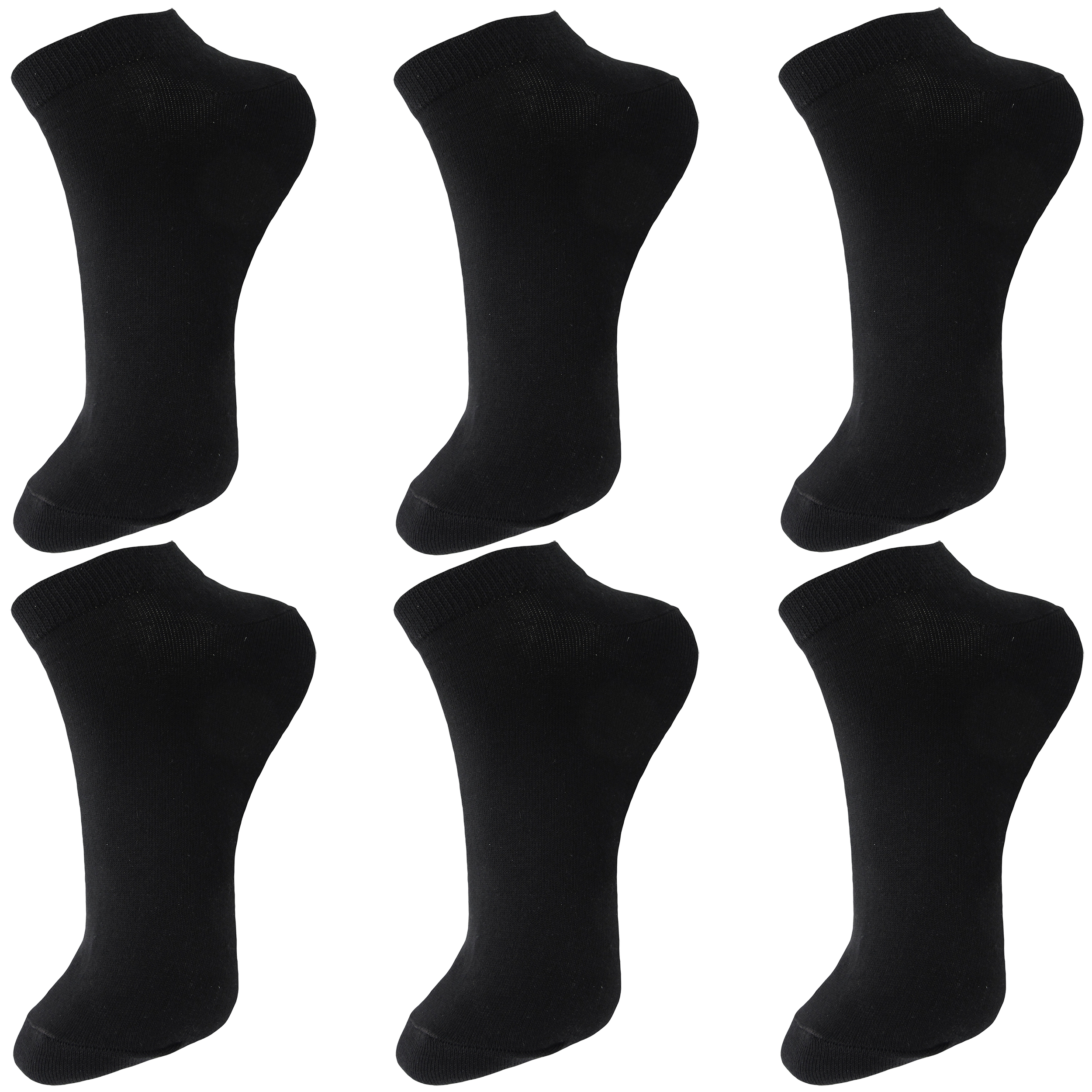 جوراب ساق کوتاه مردانه ادیب مدل کلاسیک کد 02001 رنگ مشکی بسته 6 عددی