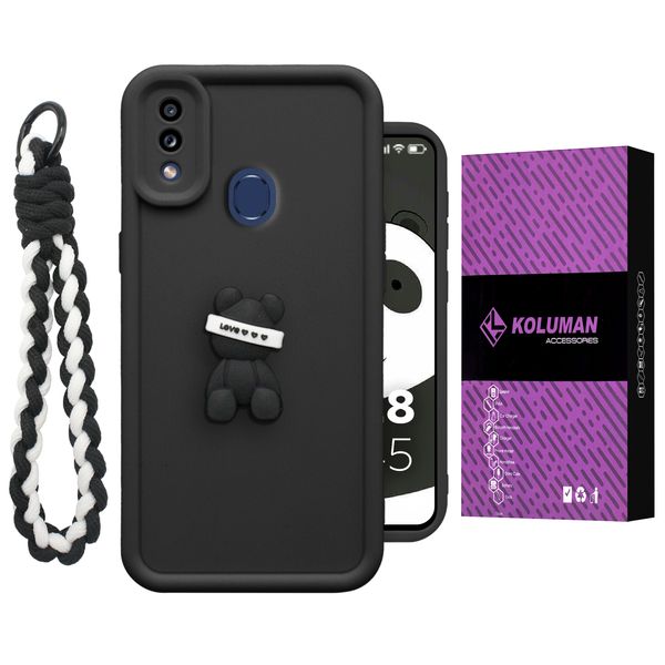 کاور کلومن مدل Hussel مناسب برای گوشی موبایل سامسونگ Galaxy A20 / A30 به همراه بندآویز
