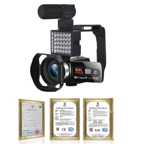 دوربین فیلم برداری مدل 8k 48MP 16X Auto Focus