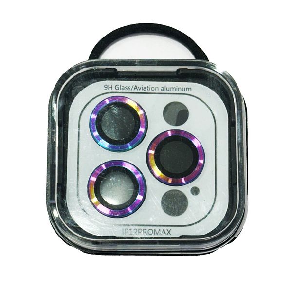 محافظ لنز دوربین مدل رینگی ساده هفت رنگ مناسب برای گوشی موبایل اپل IPHONE 12 PRO MAX