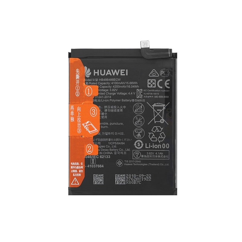 باتری موبایل هوآوی مدل HB486486ECW ظرفیت 4200میلی‌آمپر ساعت مناسب برای گوشی موبایل هوآوی Mate 20 Pro