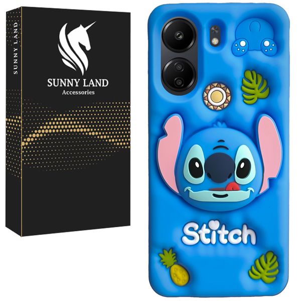 کاور سانی لند مدل Stitch مناسب برای گوشی موبایل شیائومی Redmi 13C / Poco C65