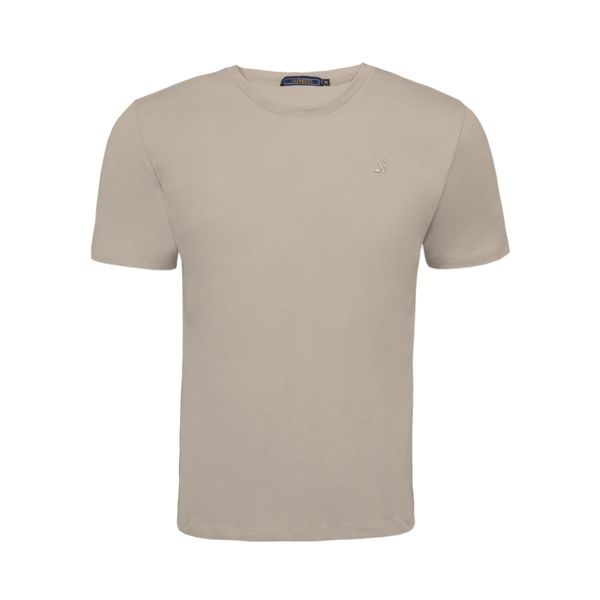 تی شرت آستین کوتاه مردانه الفردو مدل پنبه یک رو یقه گرد
