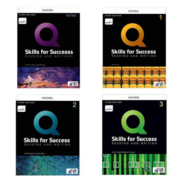کتاب Q skills for success 3rd Reading and writing اثر Kevin McClure and Mari Vargo انتشارات رهنما 4 جلدی