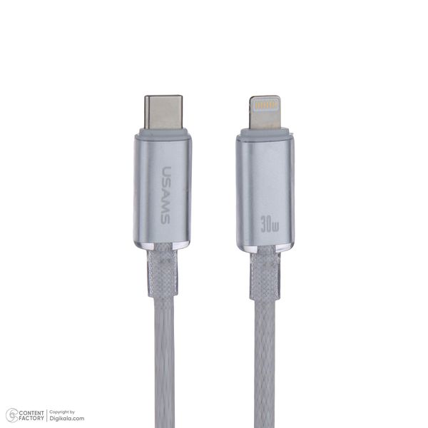 کابل تبدیل USB-C به لایتنینگ یوسمز مدل US-SJ659 30W طول 1.2 متر