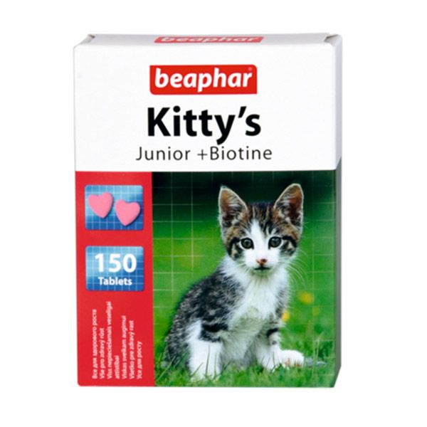 قرص مولتی ویتامین بچه گربه بیفار مدل Kittys بسته 150 عددی