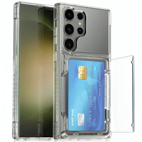 کاور مدل Crystal Wallet مناسب برای گوشی موبایل سامسونگ Galaxy S23 Ultra