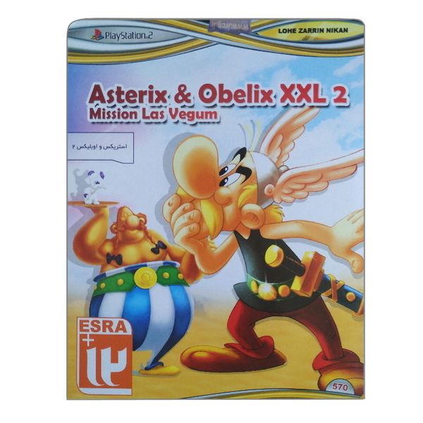 بازی ASTERIX&amp;OBELIX 2 مخصوص PS2 نشر لوح زرین