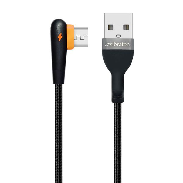 کابل تبدیل USB به microUSB سیبراتون مدل S445A طول 1. متر