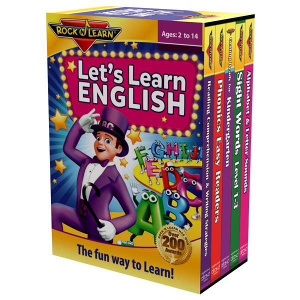 بسته آموزش زبان انگلیسی RockNLearn Lets Learn English انتشارات نرم افزاري افرند