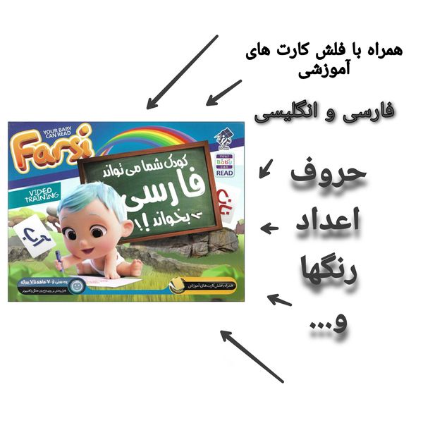 ویدئو آموزشی کودک شما میتواند فارسی بخواند نشردرنا