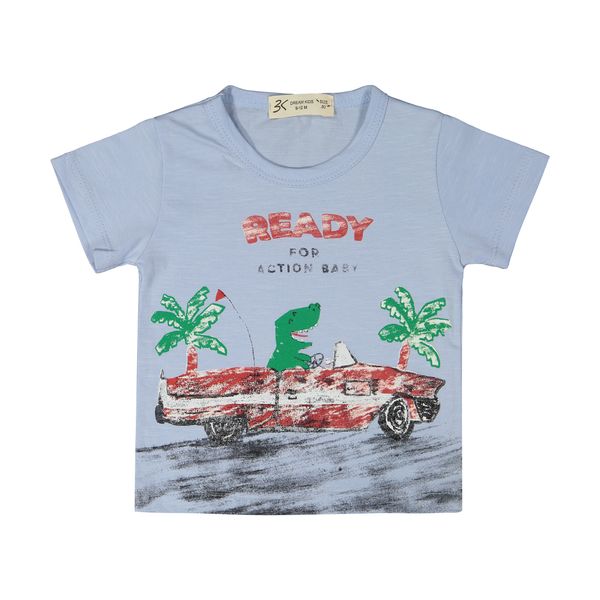 تی شرت نوزادی پسرانه بی کی مدل 2211118-51