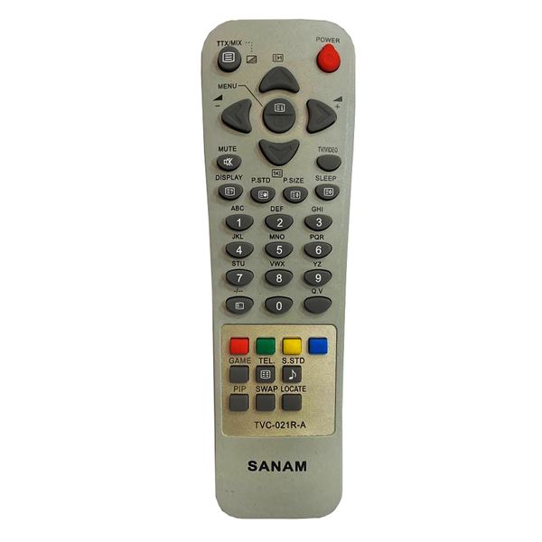 ریموت کنترل تلویزیون صنام مدل 021R-A