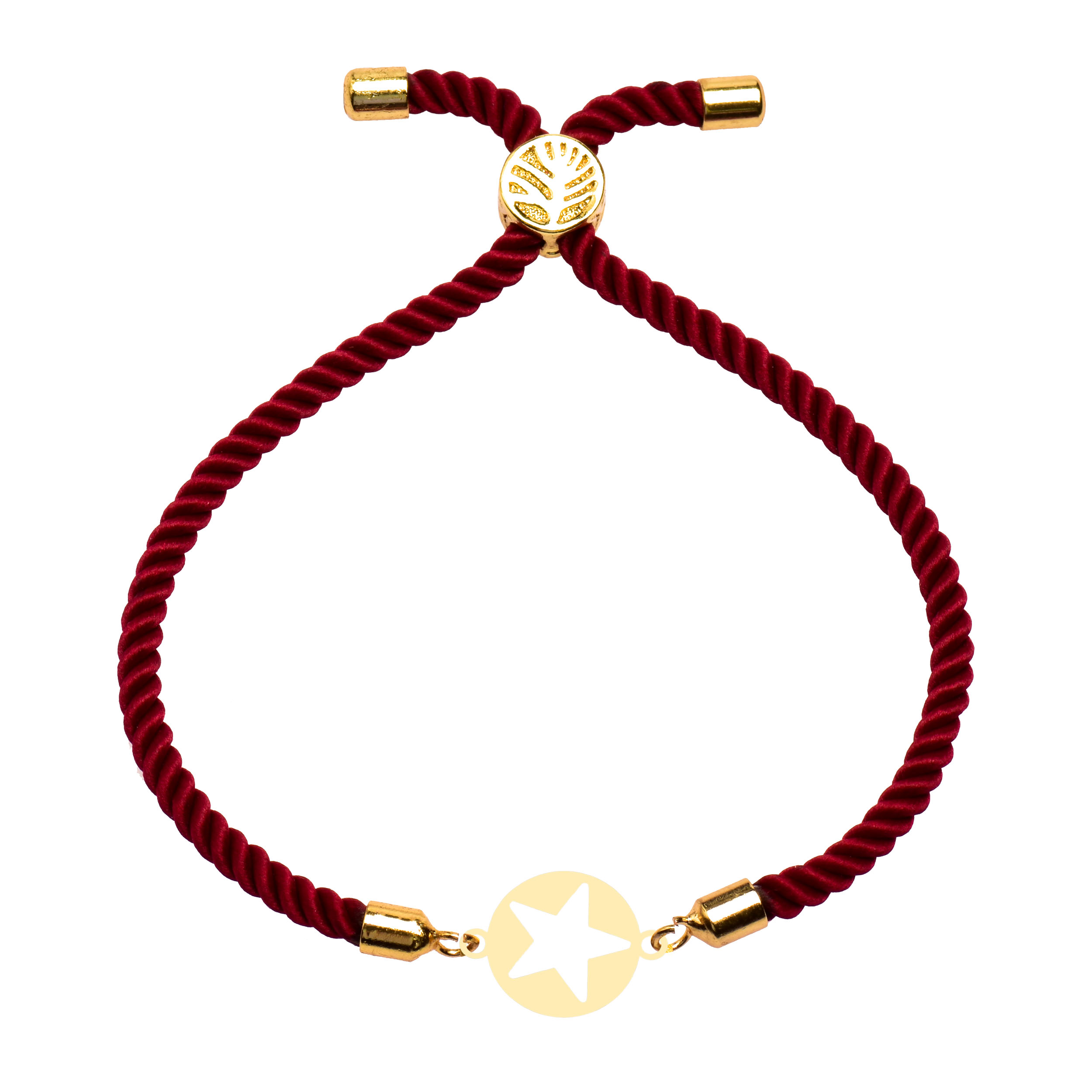 دستبند طلا 18 عیار زنانه کرابو طرح ستاره مدل Kr102191