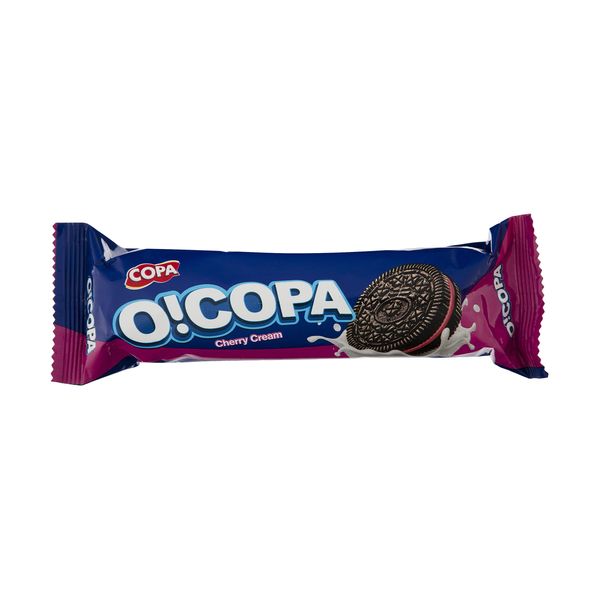 بیسکویت اوکوپا کاکائویی با طعم آلبالو کوپا - 90 گرم