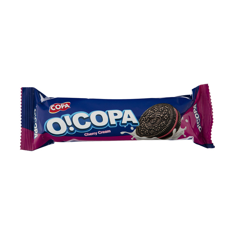 بیسکویت اُکوپا کاکائویی با طعم آلبالو کوپا - 90 گرم