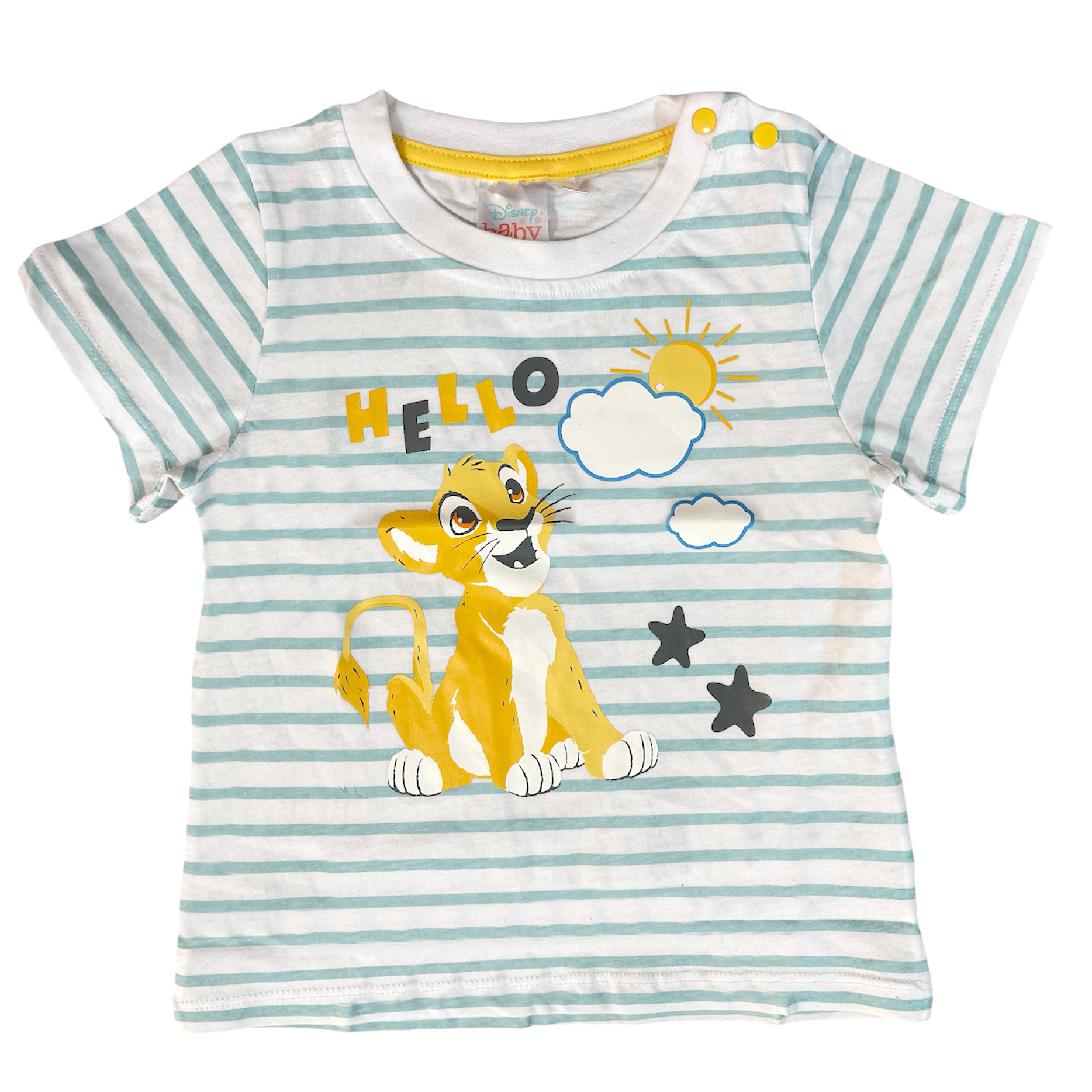 تی شرت آستین کوتاه نوزادی دیزنی مدل راه دار 63777