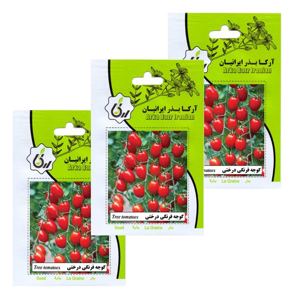 بذر گوجه فرنگی درختی آرکا بذر ایرانیان کد 178-ARK مجموعه 3 عددی