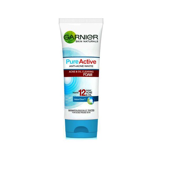 فوم شستشو صورت گارنیه مدل Pure Active حجم 100 میلی لیتر