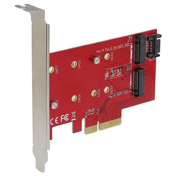 کارت تبدیل M2 SSD NVME به PCI-E  مدل netpil-7050