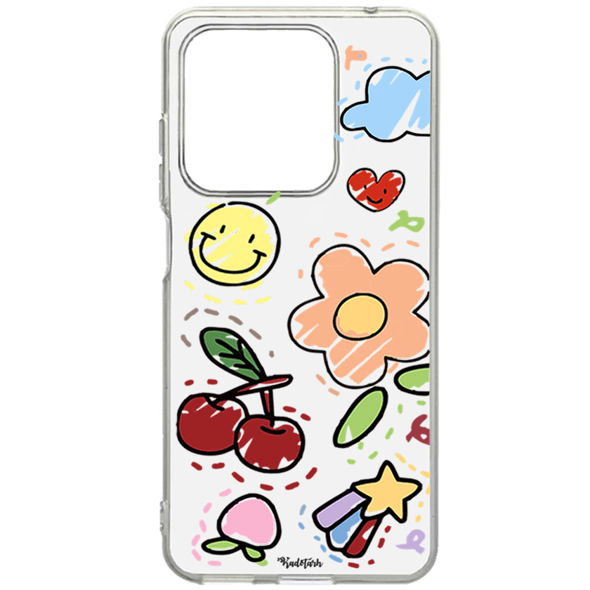 کاور طرح Funny Sticker مناسب برای گوشی موبایل شیائومی Note 13-5G