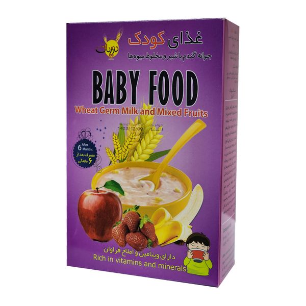 غذای کودک با طعم مخلوط میوه های دوریان - 250 گرم
