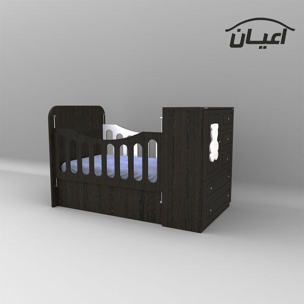 تختخواب کودک اعیان مدل FH480 طرح تدی