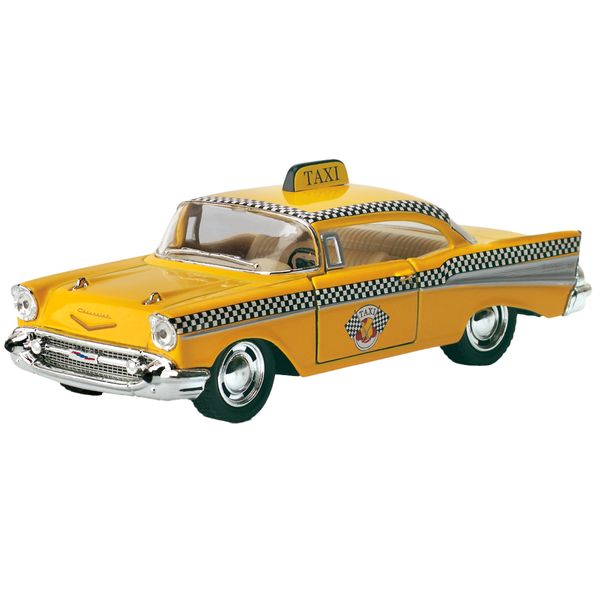 ماشین بازی کینزمارت مدل شورولت تاکسی 1957 Chevrolet Bel Air (Taxi) کد KT5360