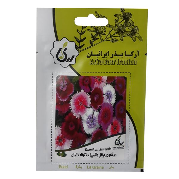 بذر گل بوقلمون قرنفل‌  پاکوتاه الوان آرکا بذر ایرانیان کد A44