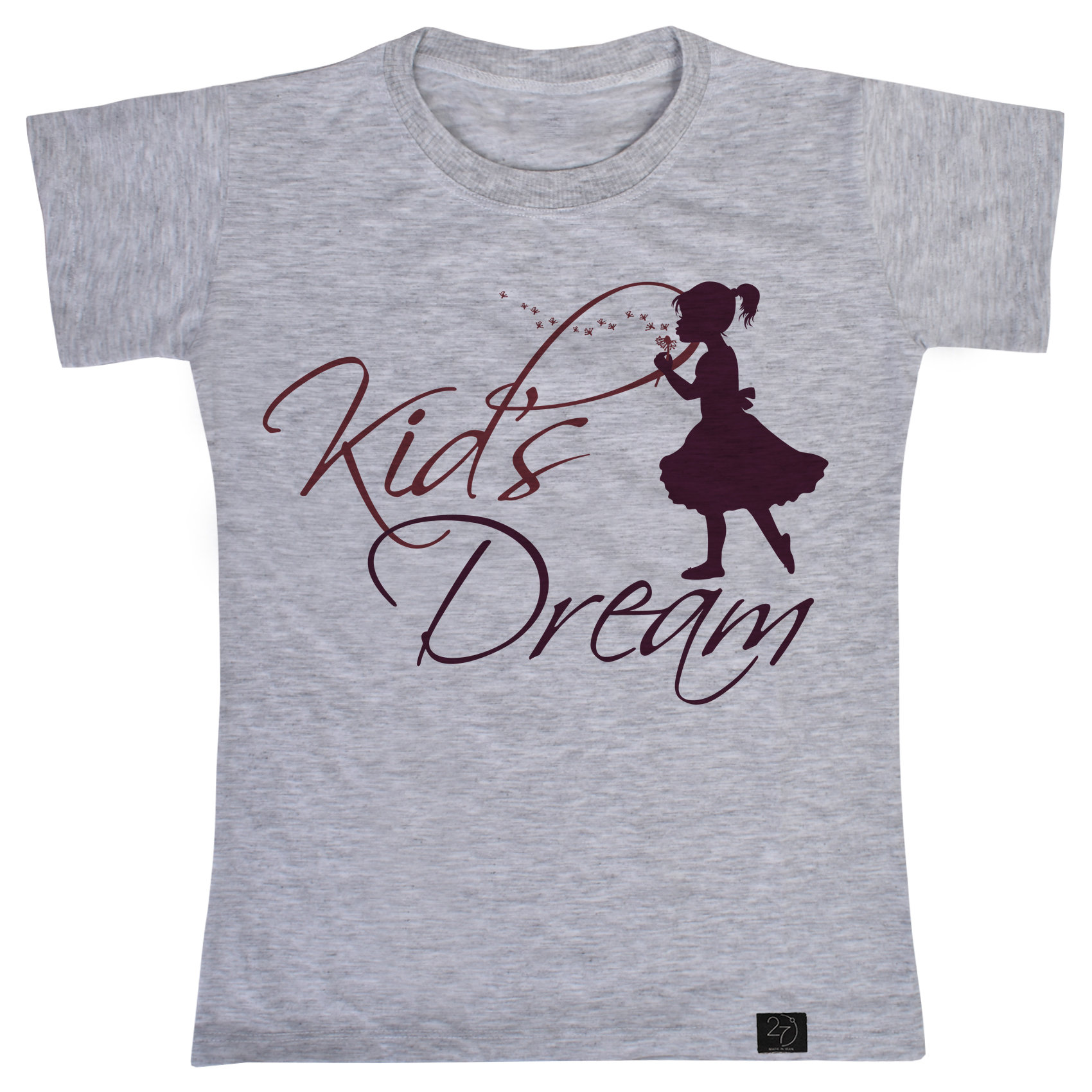 تی شرت دخترانه 27 طرح Kids dream کد B37