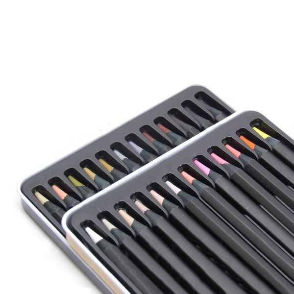 مداد رنگی ام کیو مدل Light &amp; Dark SKIN مجموعه 24 عددی
