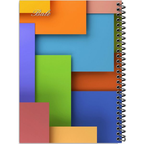 دفتر طراحی 120 برگ انتشارات بله طرح ساده رنگی مدل کاغذ ضخیم کد TT493