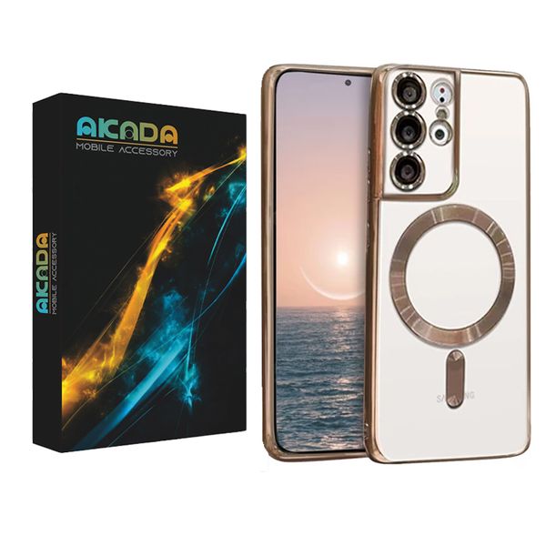 کاور آکادا مدل Magsafe مناسب برای گوشی موبایل سامسونگ Galaxy S21 Ultra