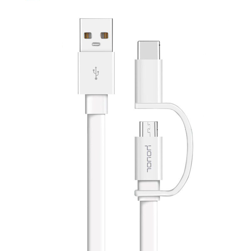 کابل تبدیل USB به microUSB / USB-C هوآوی مدل FAST charge طول 1.5 متر