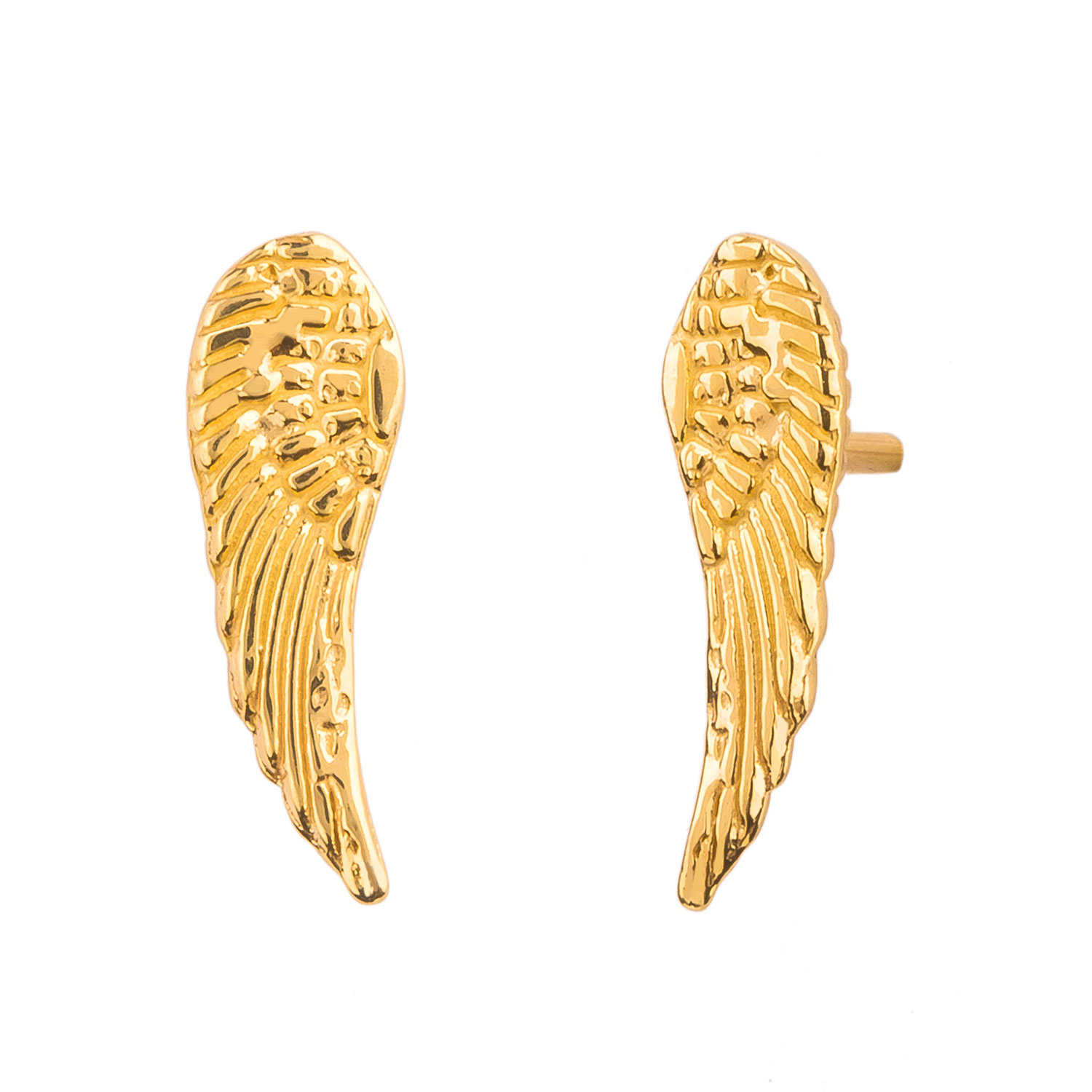 گوشواره طلا 18 عیار زنانه کاکامی مدل بال کد 183