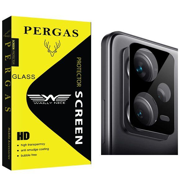 محافظ لنز گوشی وایلی نایس مدل Pergas 3D مناسب برای گوشی موبایل شیائومی Redmi Note 12 Pro Plus