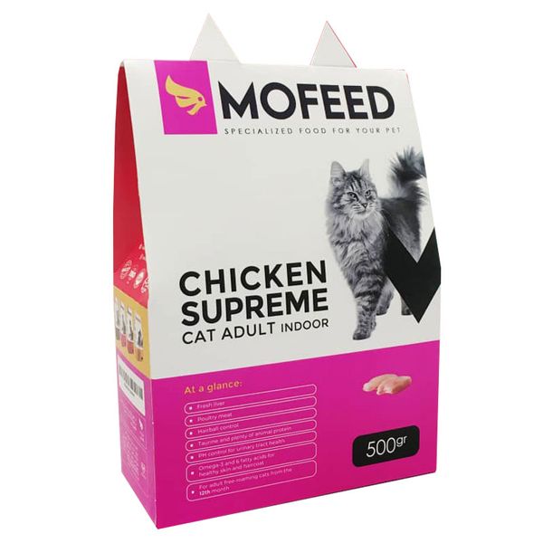 غذای خشک گربه مفید مدل Supreme Indoor وزن 500 گرم