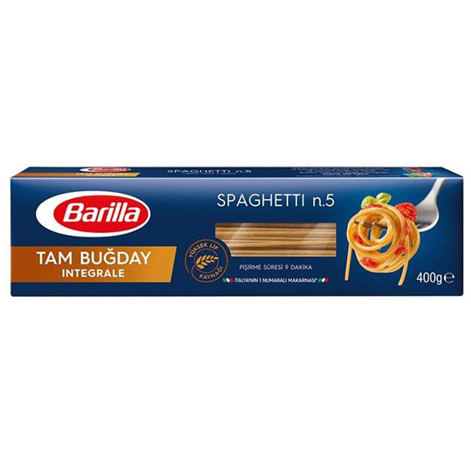 اسپاگتی قطر n.5 سبوس دار INTEGRALE باریلا - 400 گرم