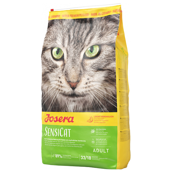 غذای خشک گربه جوسرا مدل Sensicat وزن 10 کیلوگرم