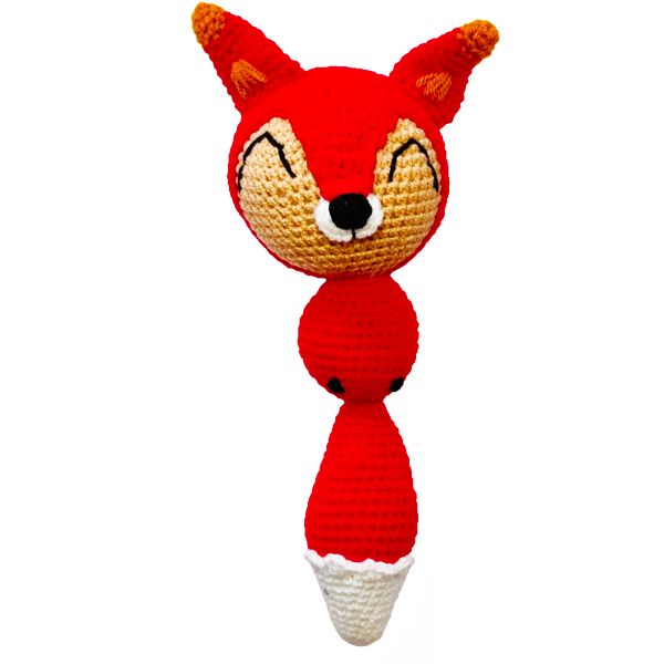 اسباب بازی سگ و گربه مدل عروسک کاموایی روباه