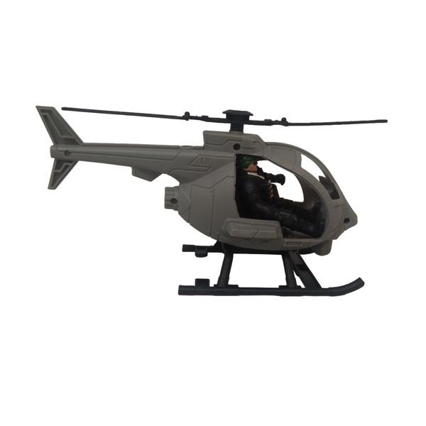 اسباب بازی جنگی مدل هلیکوپتر طرح خلبان کد GH180 مجموعه 7 عددی