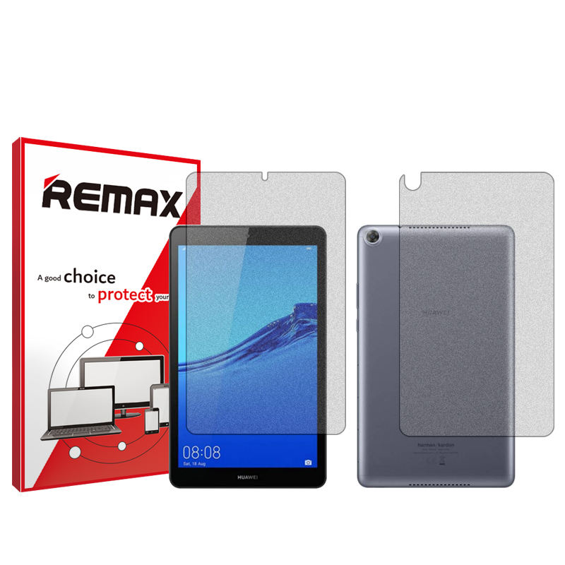 محافظ صفحه نمایش مات ریمکس مدل HyMTT مناسب برای تبلت هوآوی MediaPad M5 Lite به همراه محافظ پشت تبلت