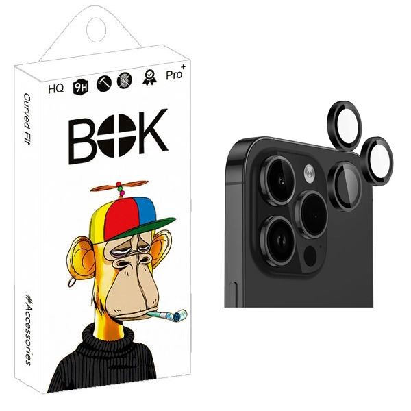 محافظ لنز دوربین رینگی بوک مدل Transparent Ring مناسب برای گوشی موبایل اپل iPhone 13 Pro / 13 Pro Max