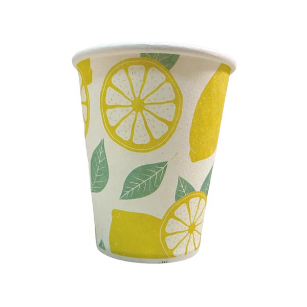 لیوان یکبار مصرف طرح لیمو بسته 50 عددی
